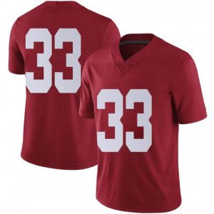 NCAA Youth Alabama Crimson Tide #33 Jackson Bratton Stitched College Nike Authentic No Name Crimson Football Jersey TG17P48FX